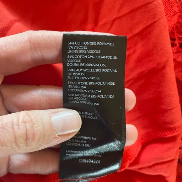 Anthropologie Maeve Strapless Lace Mini Dress NWT - Picture 14 of 15